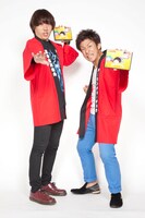 「漫才在庫処分キャンペーン」開催中のチーモンチョーチュウ。