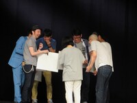 チーム対抗大喜利で「チーム小春日和」と名付けられたずん飯尾チーム。