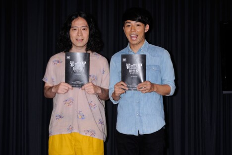 映画「猿の惑星:新世紀(ライジング)」の公開アフレコイベントに登場したピース。