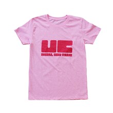 うしろシティ単独ライブ「それにしてもへんな花」Tシャツ（ピンク）