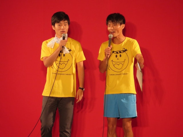 「TimeグランプリSP」1回目MCのジャルジャル。