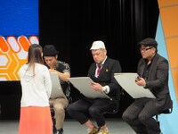 似顔絵タイム。