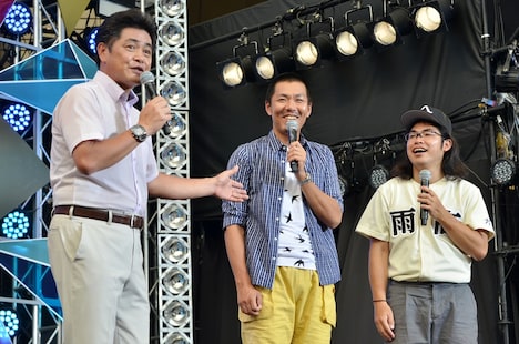 （左から）工藤公康、トータルテンボス藤田、ロッチ中岡。