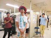 終演後の楽屋の様子。