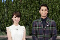 「人気急上昇ウォッチ ～今ご当地でコレが人気SP～」MCの秋元玲奈（テレビ東京アナウンサー）、谷原章介 （左から）。(c)テレビ東京