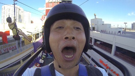 「世界究極絶叫ツアー in アメリカ」のワンシーン。(c)MBS