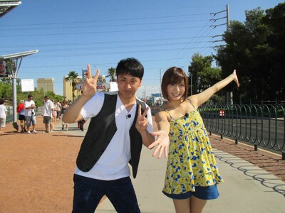 アンジャッシュ児嶋と大島麻衣。(c)MBS