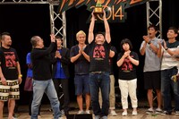 「ダイナマイト関西2014～全日本大喜利選手権 決勝トーナメント大会～」優勝したずん飯尾。