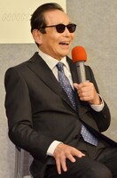 タモリ。取材会の時点で収録を途中まで終えており「早くビールが飲みたい（笑）」と漏らす場面もあった。