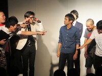 「頬から下が青のコーディネート」と柴にイジられるS×L酒井。