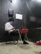 単独ライブ前のザンゼンジ武田。