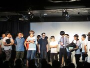 くじ引きの瞬間。