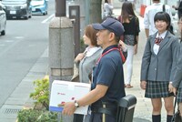 CM撮影の様子。