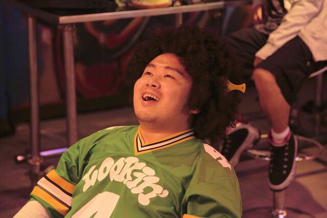 園子温監督作品「TOKYO TRIBE」でハシーム役を演じるパンダユナイテッド石井。(c)2014INOUE SANTA/”TOKYO TRIBE” FILM PARTNERS