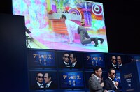 新CM上映中の様子。