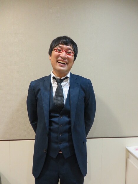 ライブ終了後の山里。