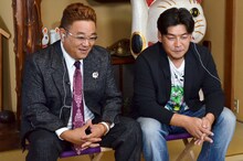 「不躾ですが、ドキドキな発表の瞬間 立ち会わせて下さい。」司会のサンドウィッチマン。