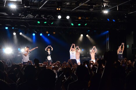 解散ライブの様子。