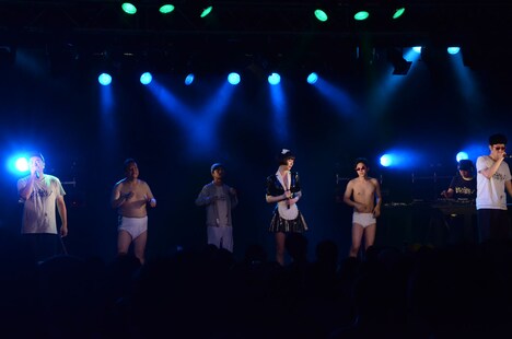 解散ライブの様子。