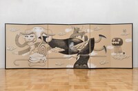 展示の一例。「十鬼夜行」（2012年）