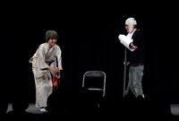 2回戦最終日に出演したろっくまん。