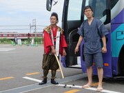 立ち寄った休憩所で敵にいつの間にか撒かれてたまきびし。