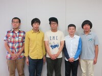 ヨーロッパ企画の上田誠、石田剛太、角田貴志、永野宗典、本多力（左から）。