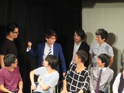 次の仕事があり「促されてる（そくされてる）から」と途中退場した三四郎・小宮。