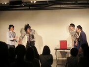 初ギャグの指令に全力で応える三福。