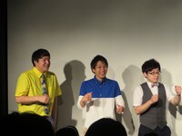 キングオブコント決勝用の写真撮影で衣装にのまれたというリンゴスター。