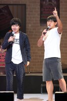 「史上最大のショーパブ祭り」に出演したオードリー。(c)ニッポン放送