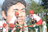 「リンカーン芸人大運動会2014」収録の様子。