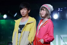 パンサー向井（左）と、Silent Sirenのすぅ（右）。