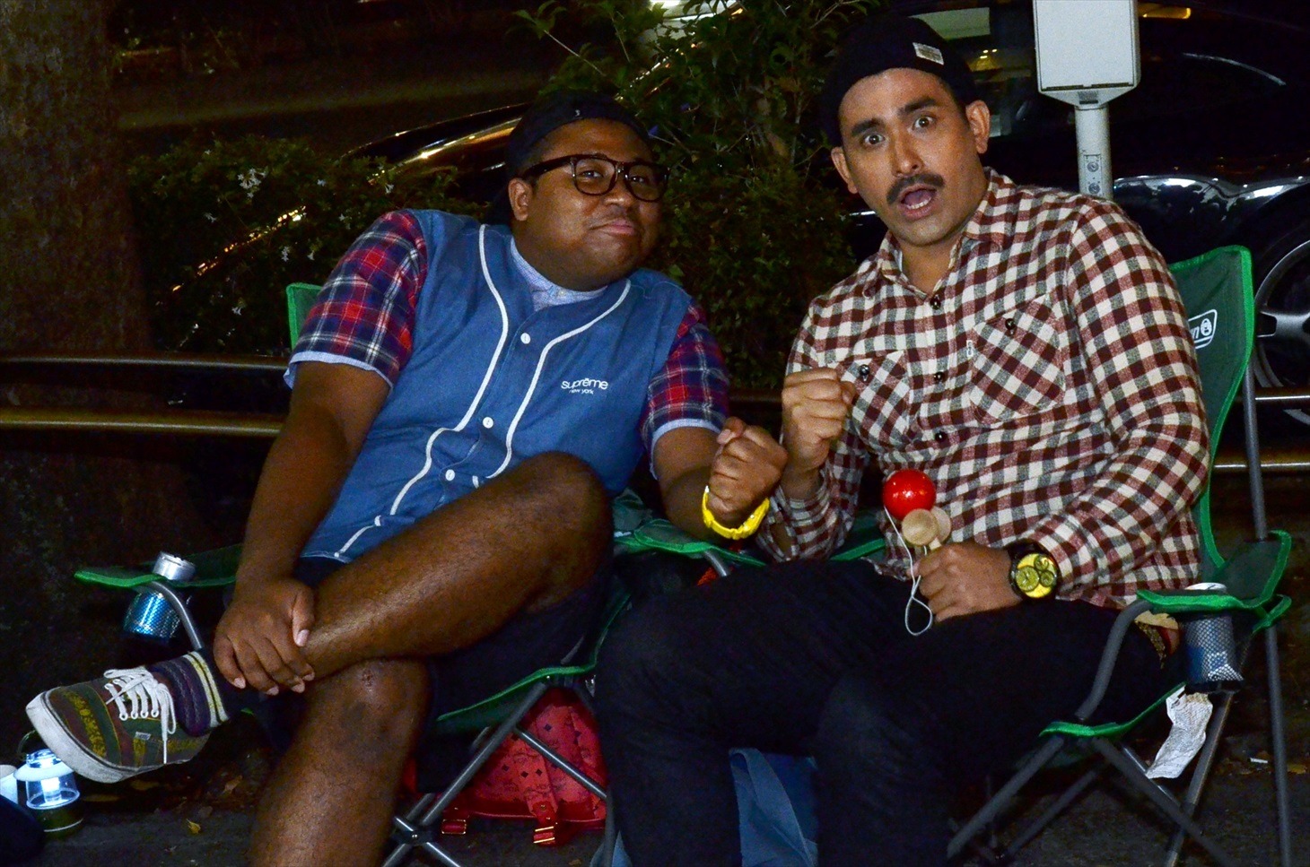 （左から）マテンロウ・アントニー、デニス植野。