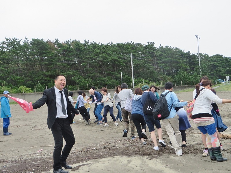 至高のメニューチームを応援するRG。