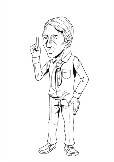 番組キャラクターの「しくじりお」。(c)テレビ朝日