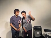 高佐（左）と鬼頭（右）の漫才。コンビ名は高頭。テーマは「栗拾い」。