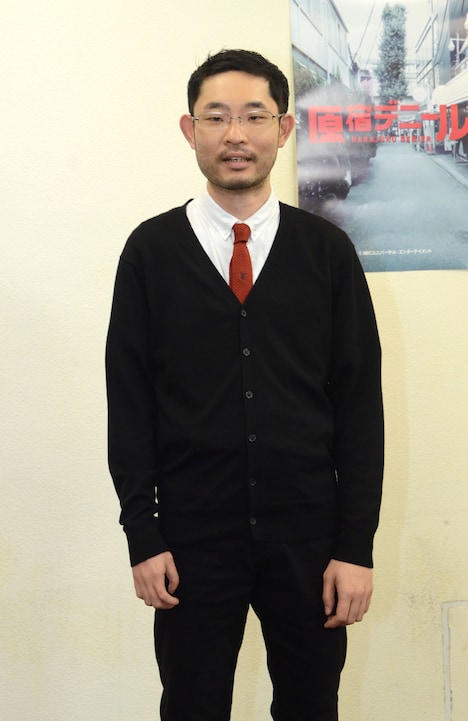 映画「原宿デニール」に出演するキングオブコメディ今野。