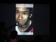 大前のスマホに確信犯的に紛れていた酒井のカッコよくない写真。