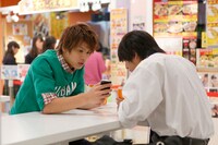 映画「原宿デニール」のワンシーン。