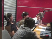 副音声収録中の犬の心、グランジ遠山、ライス田所。