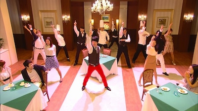 「七人のコント侍」のコント「フラッシュモブ」(c)NHK