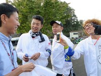 「シュワンツ勝手にRGツーリングクラブに入れんなや」とビックリする福田。