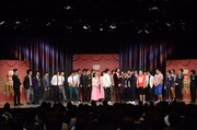 「日清食品 THE MANZAI 2014」本戦サーキット1戦目の結果発表の様子。