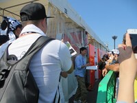 ツインリンクもてぎで大人気の福田。