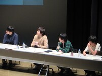 左から大橋裕之、木下晋也、キングオブコメディ高橋、吉田靖直（トリプルファイヤー）。