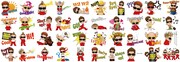 電撃ネットワークのLINEスタンプ一覧。