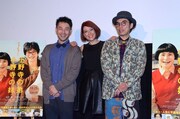 映画「小野寺の弟・小野寺の姉」トークイベントに出演した（左から）西田征史監督、LiLiCo、片桐仁。