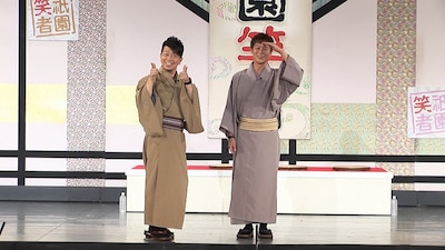 「祇園笑者」の雨上がり決死隊・宮迫とケツカッチン高山。(c)読売テレビ