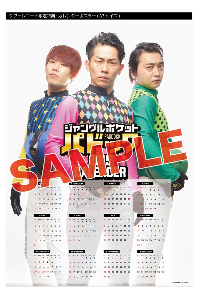 タワーレコード限定特典のオリジナルポスターカレンダー